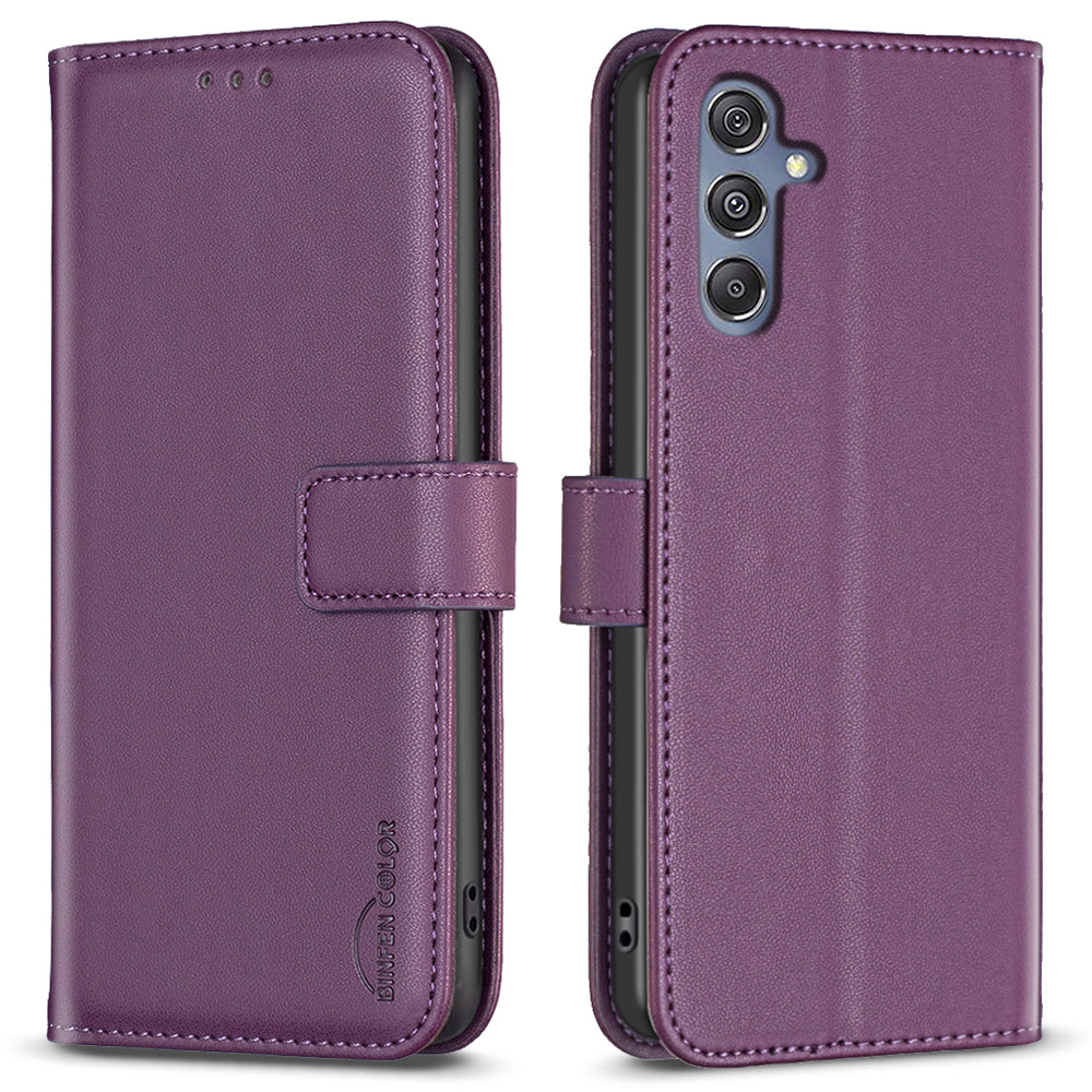 BINFEN COLOR BF17 Leather Flip Cover for Samsung Galaxy F34 5G M34 5G Wallet Stand Full Protection Phone Case BINFEN COLOR BF17 Leather Flip Cover for Samsung Galaxy F34 5G M34 5G Wallet Stand Full Protection Phone Case